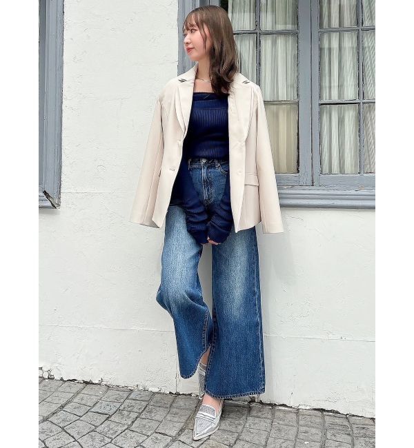 dazzlin「【セットアップ対応】ダブルカラーテーラージャケット」|テーラードジャケット|