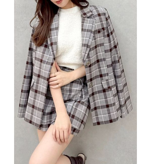 dazzlin「【セットアップ対応】ダブルカラーテーラージャケット」|テーラードジャケット|