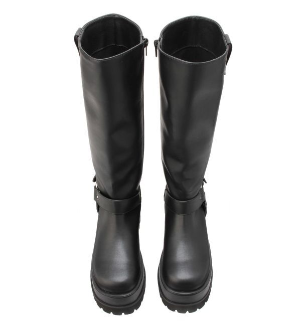 dazzlin「バイカーリングブーツ」|ロングブーツ|