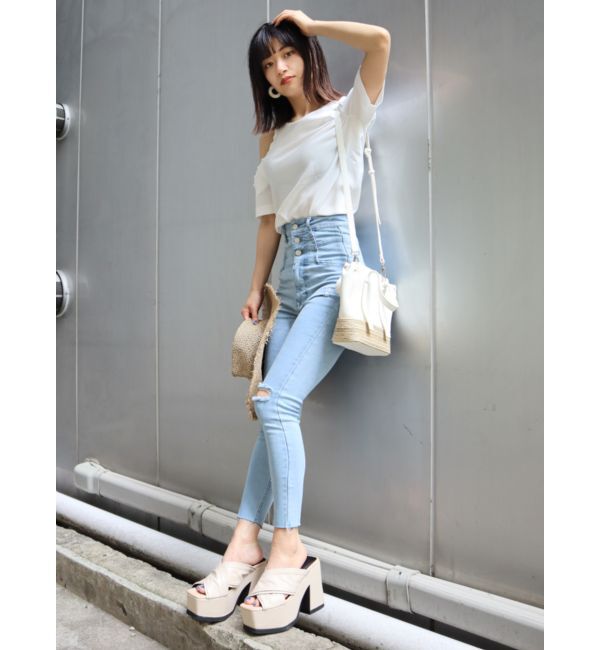 EMODA「レーストップフィットタンクトップ」|Tシャツ・カットソー|