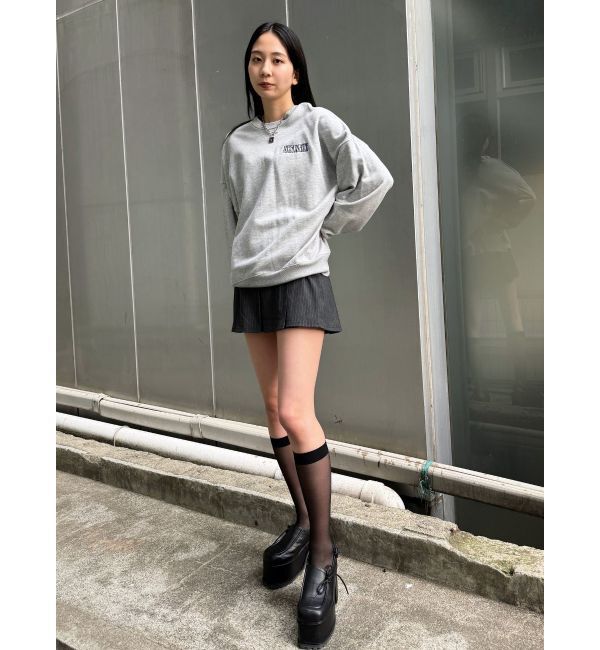 EMODA「ドロップショルダーロゴスウェット」|Tシャツ・カットソー|