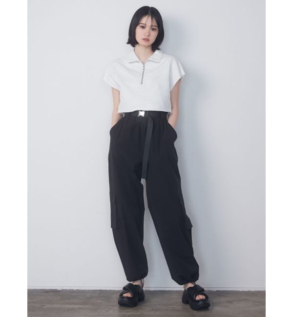 EMODA「カバーハーフジップトップ」|Tシャツ・カットソー|