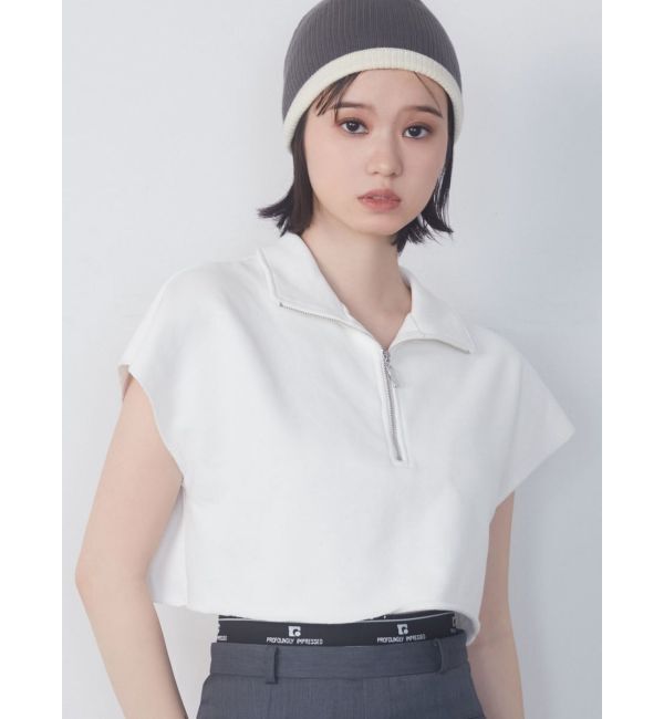 EMODA「カバーハーフジップトップ」|Tシャツ・カットソー|