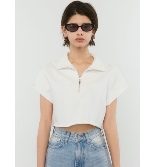 EMODA「カバーハーフジップトップ」|Tシャツ・カットソー|