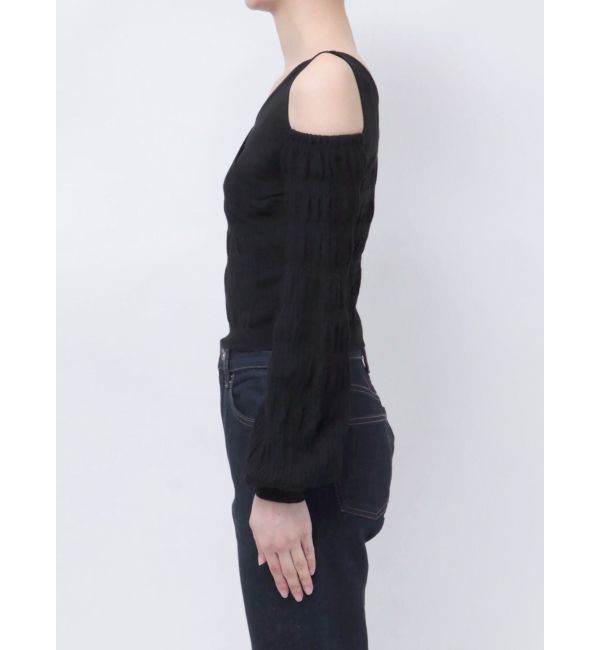 EMODA「アシンメトリークロスニット」|ニット・セーター|