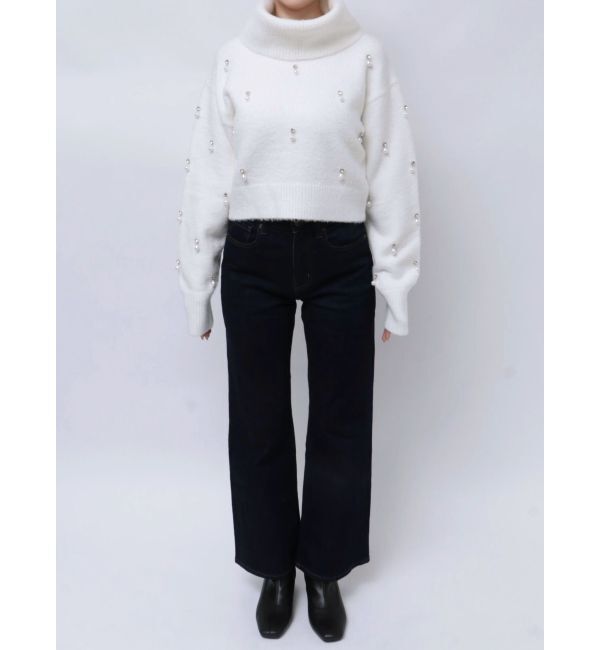 MERCURYDUO「ドロップパールニット」|ニット・セーター|