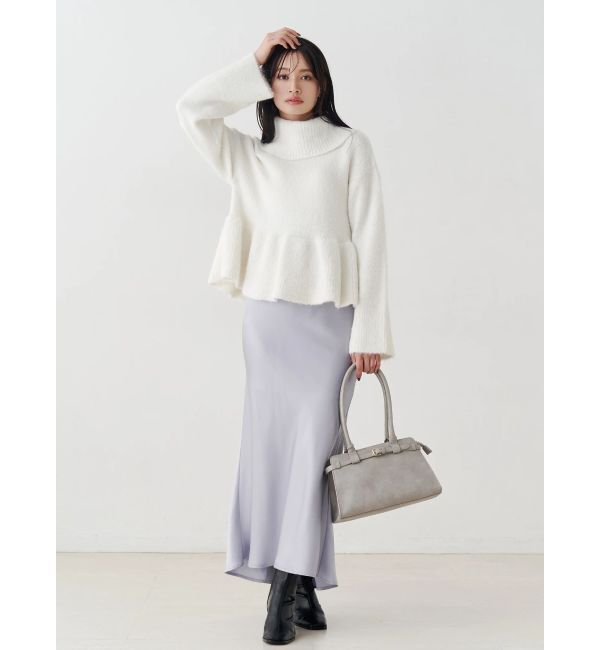 MERCURYDUO「バイアスナロースカート」|スカート|