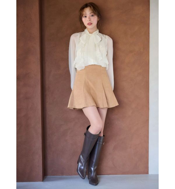 MERCURYDUO「バックZIPミニマーメイドミニスカパン」|スカート|