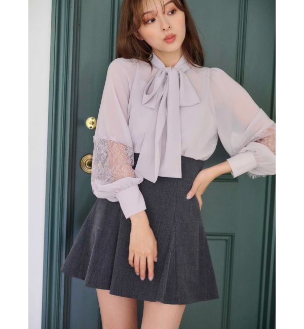 MERCURYDUO「バックZIPミニマーメイドミニスカパン」|スカート|