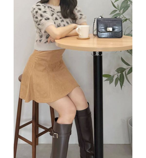 MERCURYDUO「バックZIPミニマーメイドミニスカパン」|スカート|