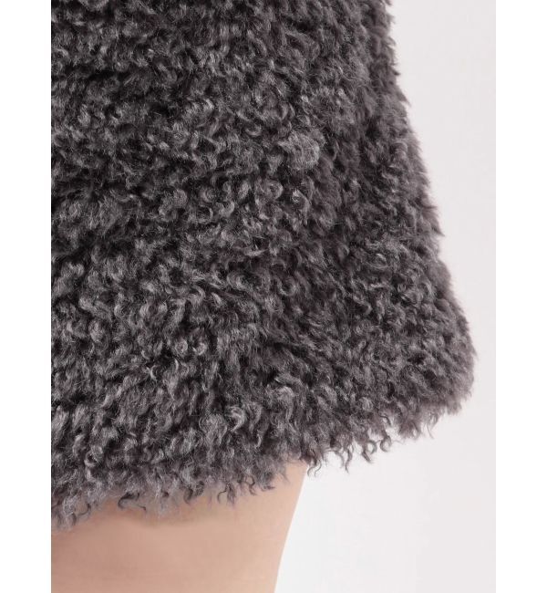 MERCURYDUO「プードルファーライクミニスカート」|スカート|