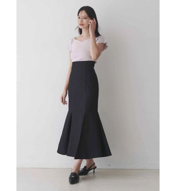 MERCURYDUO「バックレースアップストレッチマーメイドスカート」|スカート|