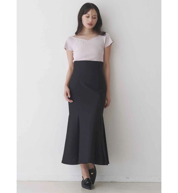 MERCURYDUO「バックレースアップストレッチマーメイドスカート」|スカート|