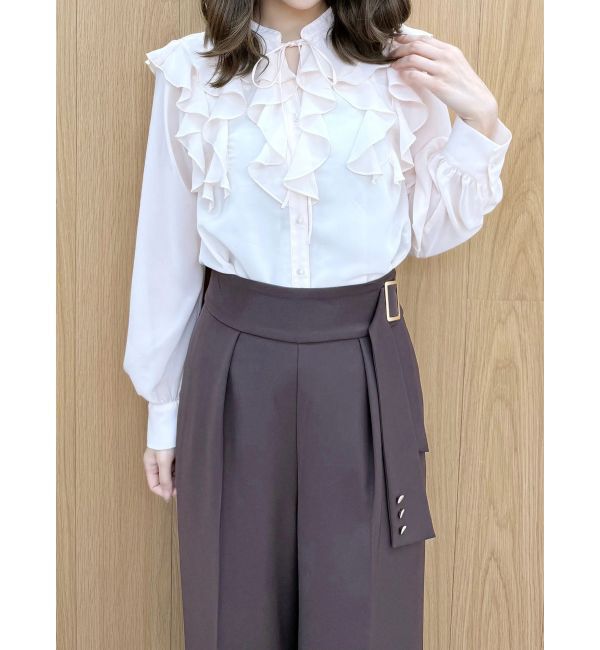 MERCURYDUO「【セットアップ着用可】サイドベルトストレートパンツ」|その他|