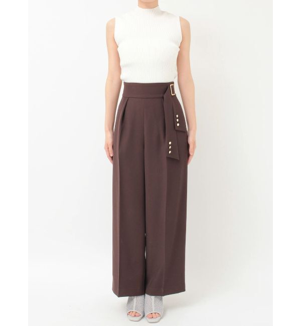 MERCURYDUO「【セットアップ着用可】サイドベルトストレートパンツ」|その他|