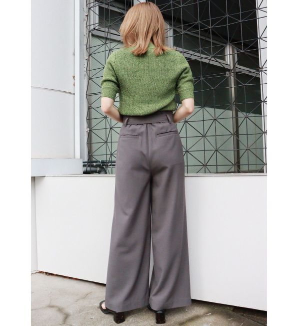 MURUA「ハイウエストタックワイドパンツ」|その他|