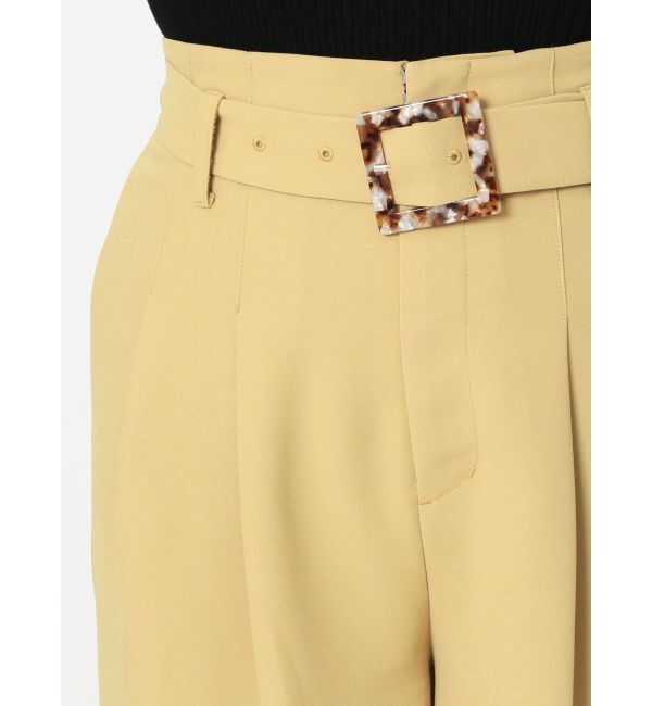 MURUA「ハイウエストタックワイドパンツ」|その他|