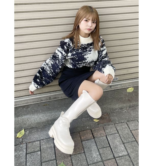 MURUA「カーブウエストミニスカート」|スカート|