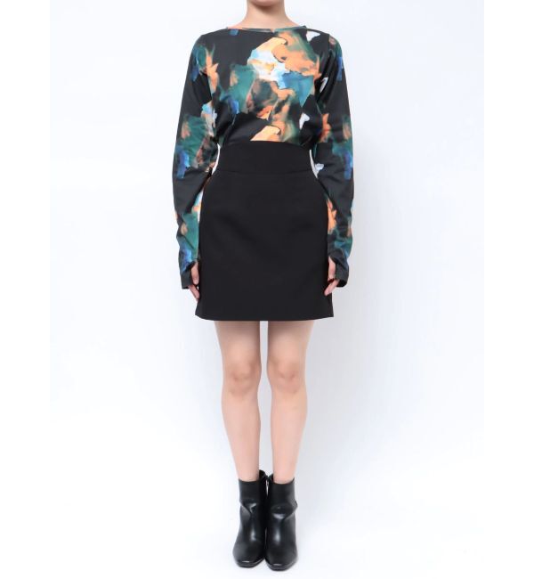 MURUA「カーブウエストミニスカート」|スカート|