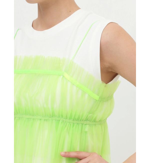 MURUA「チュールーフリルビスチェ」|キャミソール|