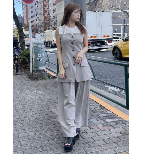 MURUA「ナローベルトワイドパンツ【セット販売対象】」|その他|