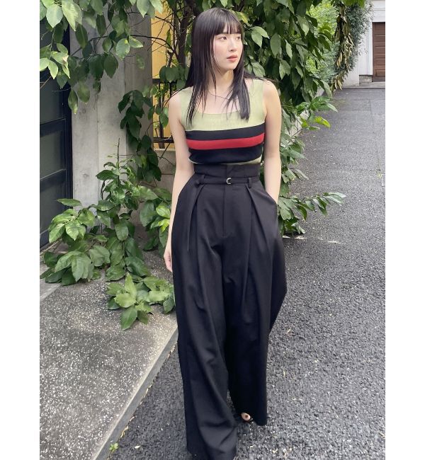 MURUA「ナローベルトワイドパンツ【セット販売対象】」|その他|