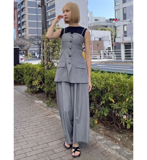 MURUA「ナローベルトワイドパンツ【セット販売対象】」|その他|