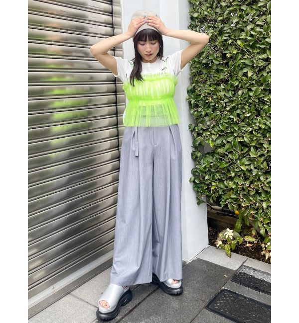 MURUA「ナローベルトワイドパンツ【セット販売対象】」|その他|