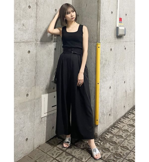 MURUA「ナローベルトワイドパンツ【セット販売対象】」|その他|