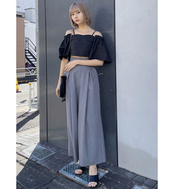 MURUA「ナローベルトワイドパンツ【セット販売対象】」|その他|