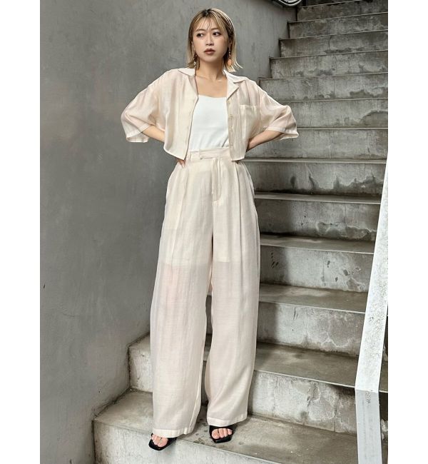 MURUA「シアーワイドパンツ」|その他|