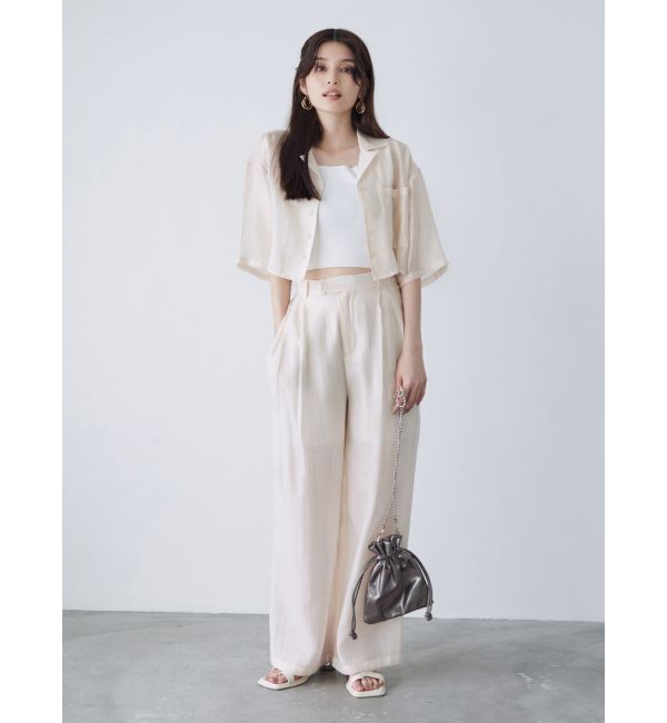 MURUA「シアーワイドパンツ」|その他|