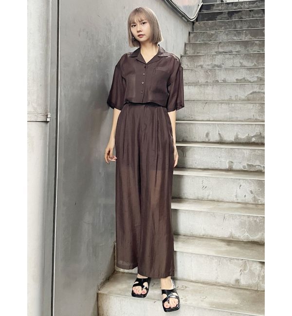 MURUA「シアーワイドパンツ」|その他|