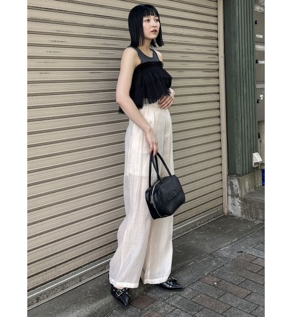 MURUA「シアーワイドパンツ」|その他|