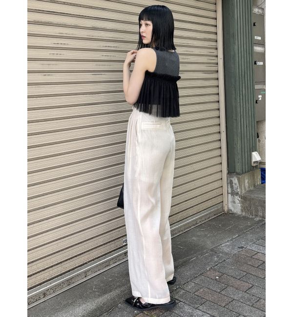 MURUA「シアーワイドパンツ」|その他|