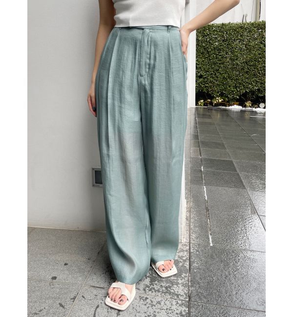 MURUA「シアーワイドパンツ」|その他|ブルー