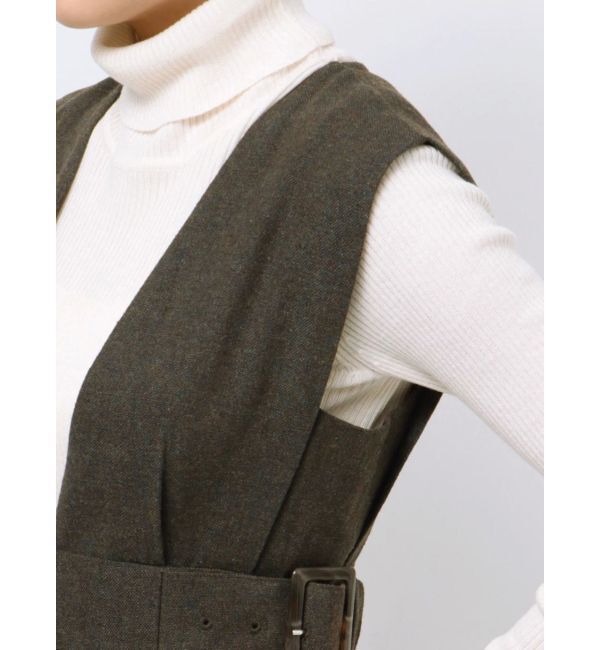 MURUA「サイドベルトマーメイドジャンパースカート」|ワンピース|