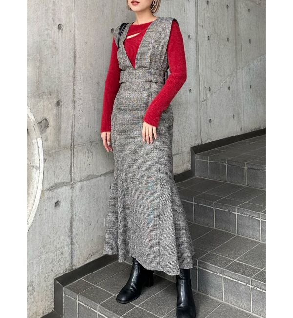 MURUA「サイドベルトマーメイドジャンパースカート」|ワンピース|ミックス