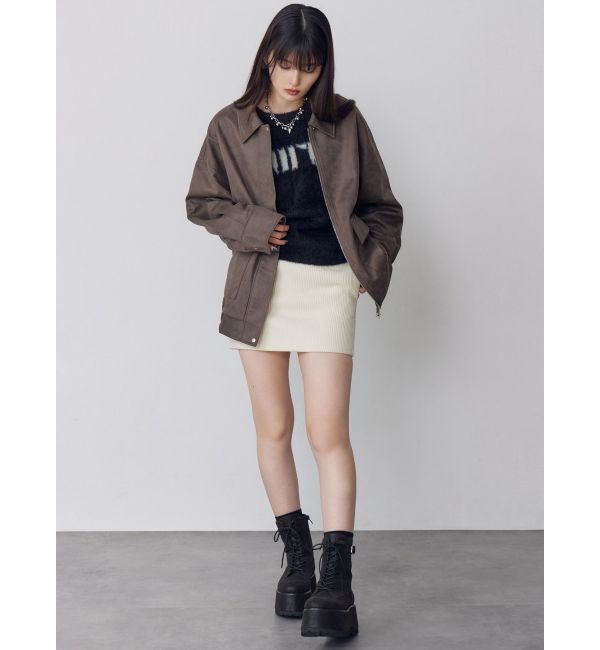 MURUA「リブミニスカート【セット販売対象】」|スカート|