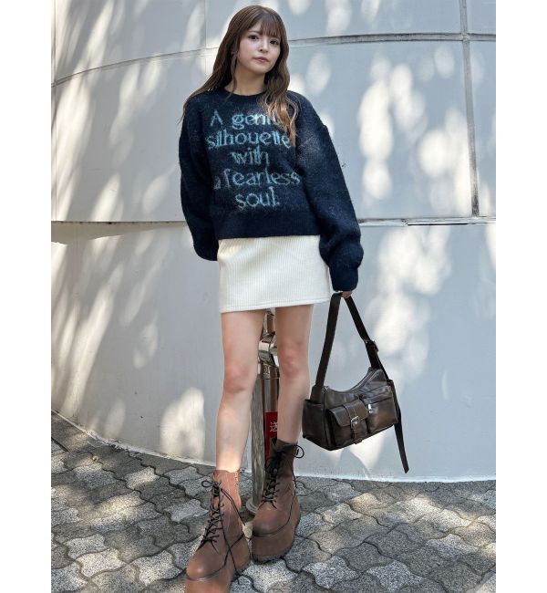 MURUA「リブミニスカート【セット販売対象】」|スカート|