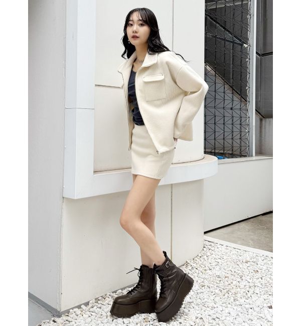 MURUA「リブミニスカート【セット販売対象】」|スカート|