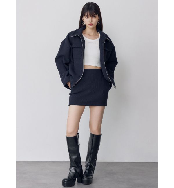 MURUA「リブミニスカート【セット販売対象】」|スカート|