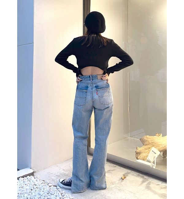 Ungrid「バックオープンフィットロングスリーブTee」|Tシャツ・カットソー|