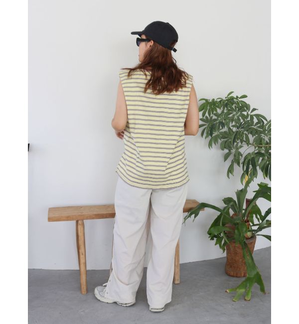 Ungrid「Miller別注 ショルダータックタンクトップ」|Tシャツ・カットソー|