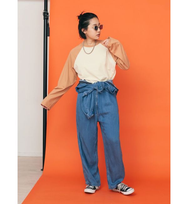 Ungrid「【WEB限定】ラグランロングスリーブTee」|Tシャツ・カットソー|