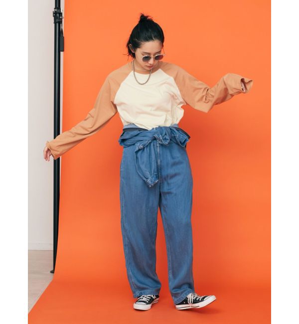 Ungrid「【WEB限定】ラグランロングスリーブTee」|Tシャツ・カットソー|