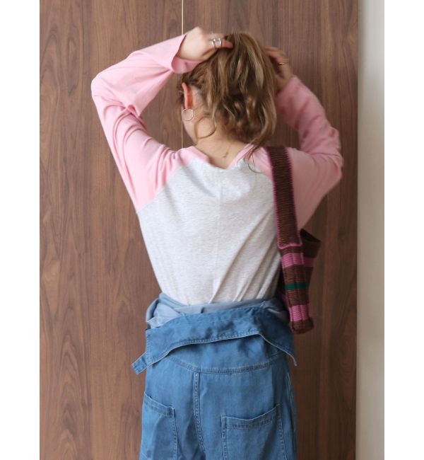 Ungrid「【WEB限定】ラグランロングスリーブTee」|Tシャツ・カットソー|