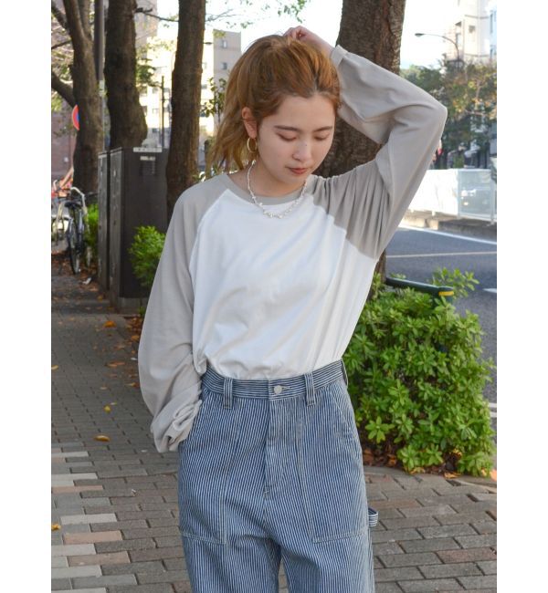 Ungrid「【WEB限定】ラグランロングスリーブTee」|Tシャツ・カットソー|