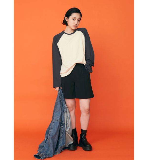 Ungrid「【WEB限定】ラグランロングスリーブTee」|Tシャツ・カットソー|