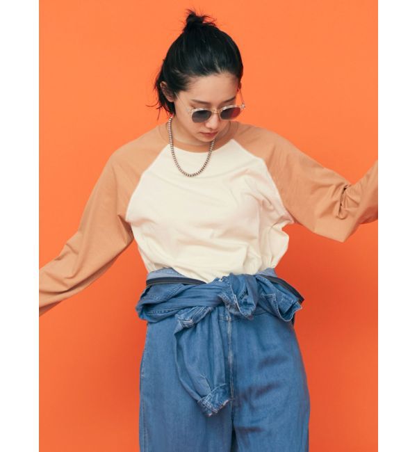 Ungrid「【WEB限定】ラグランロングスリーブTee」|Tシャツ・カットソー|